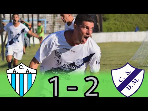 Primera C : ARGENTINO DE MERLO 1 - 2 DEPORTIVO MERLO | (Los Goles)