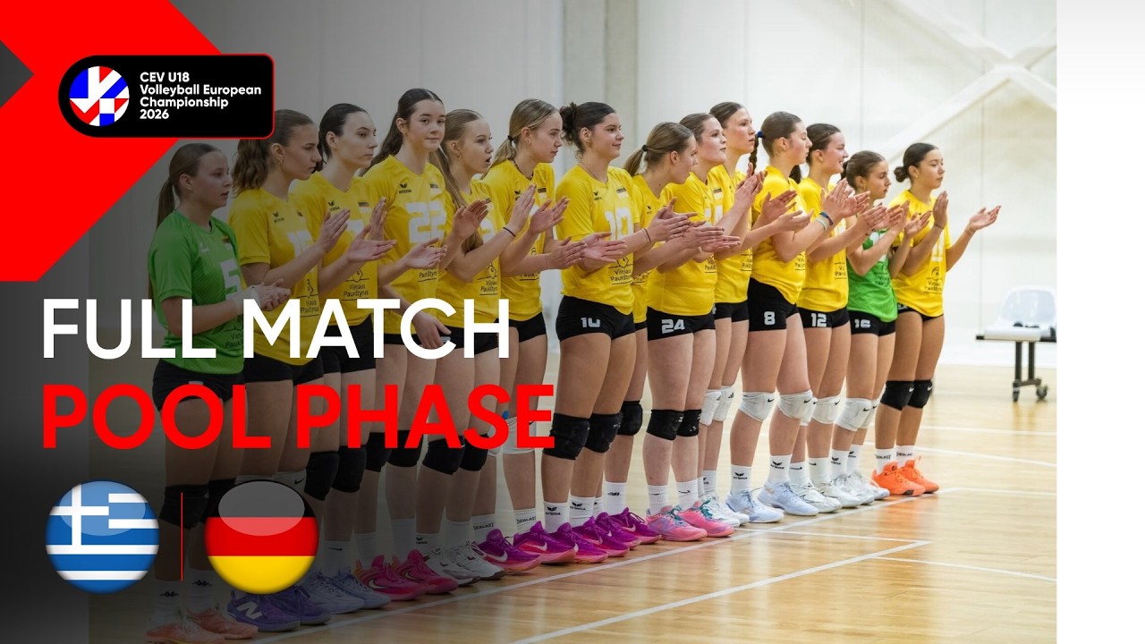 Full Match | Greece vs. Germany | CEV U18 Volleyball European Championship 2026 Women