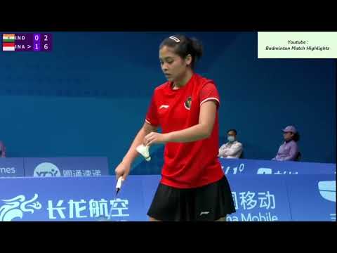 2023 badminton asian games Gregoria Mariska Tunjun vs Ashmita Chaliha #asiangames2023   R32
