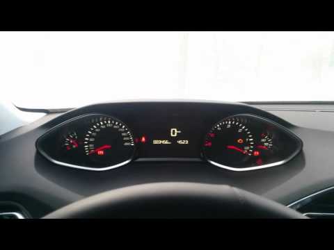 Peugeot 308 sw 1.6 hdi 2015 cold start -21C