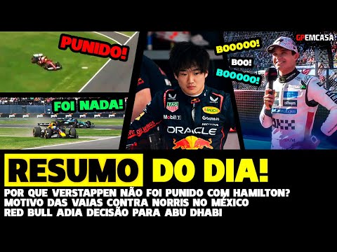 SUMMARY: WHY WASN'T VERSTAPPEN PUNISHED? BOOS ABOUT NORRIS! RED BULL POSTPONES | FORMULA 1 | HOME GP