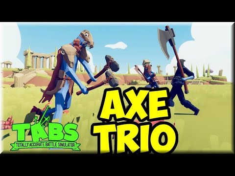 Axe Trio! Jarl+Chieftain+Executioner vs Every Unit + Bonus - TABS Unit Possession Update