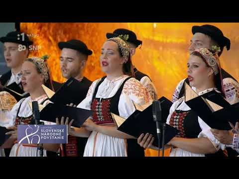 V horách duní   spev zbor Lúčnica   SNP 2024