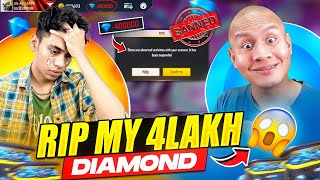 Tonde Gamer Scammed My I'd😭Rip My V-badge & 400000 Lakh Diamonds 😤