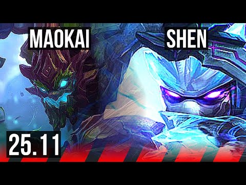 MAOKAI vs SHEN (TOP) | 600+ games | KR Master | 25.11
