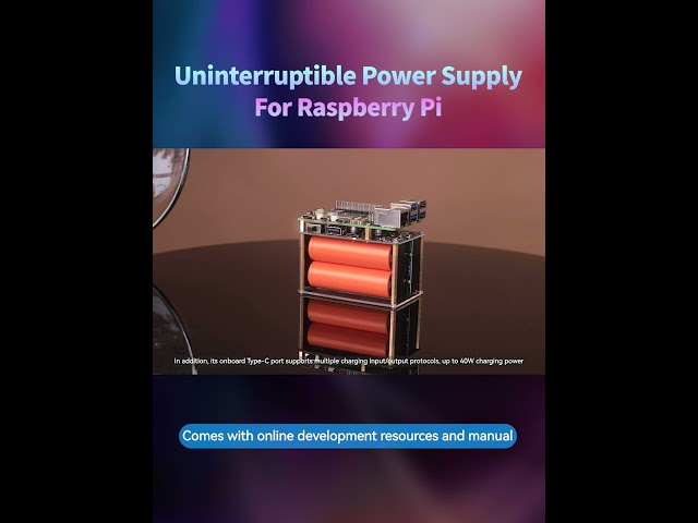 Vídeo relacionado con Waveshare Uninterruptible Power Supply UPS Hat Compatible with Raspberry Pi,Stable 5V Power Output Multi Battery Protection Circuits