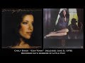 Carly Simon "Cow Town" (released June 5, 1976)