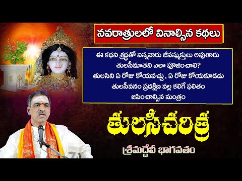 Tulasi Charitra | తులసీచరిత్ర | Devibhagavatam | By Brahmasri Vaddiparti Padmakar Garu