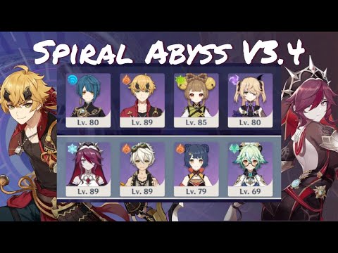 4-stars Only | 3.4 Spiral Abyss F12 9✰
