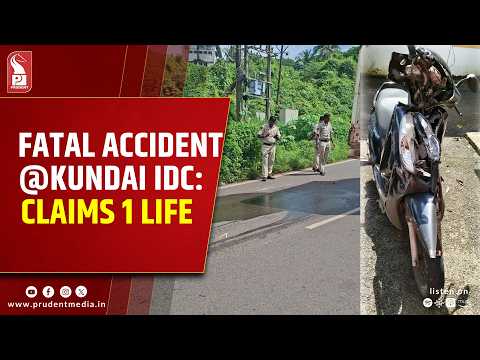Pillion Rider Dies in Accident at Kundaim IDC