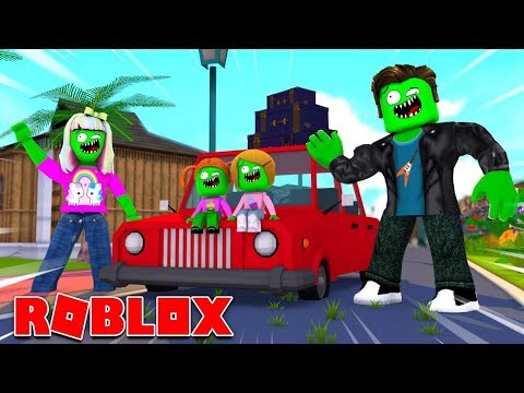 Zombie Roblox Family Survive The Red Dress Girl The Toy Heroes - zombie roblox family first day of summer vacation in bloxburg