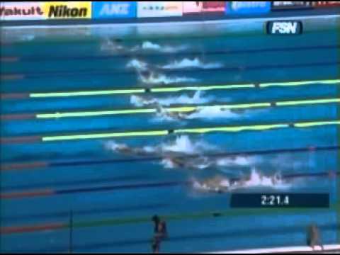07 World Swimming Championships Men's 400 Freestyle Relay - Michael Phelps