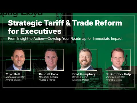 Strategic Tariff & Trade Reform for Executives