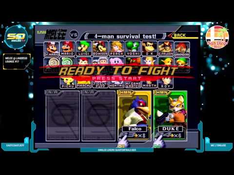 Melee @ LD Lounge #17 - EastCoastJeff vs. MC | TinoJoe - Singles LQF - SSBM