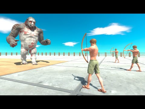 How many Humans need to Defeat Old Goro - Animal Revolt Battle Simulator