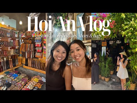 HOI AN Vlog | custom tailored clothes, shoes & bags + office wear haul