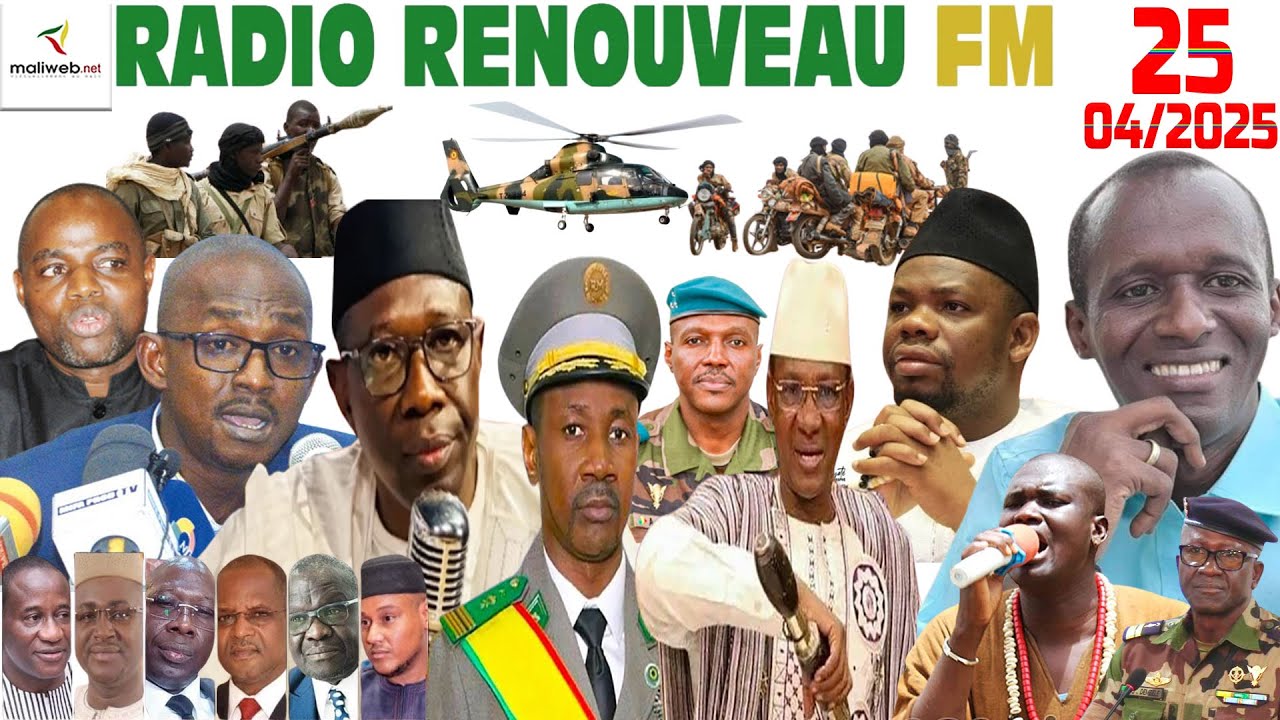 La Revue de Presse de la Radio renouveau FM du 25 AVRIL 2025