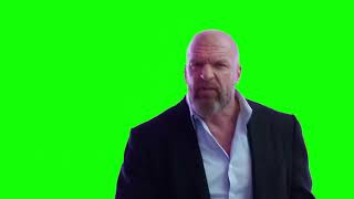 Triple H "WWE is on fire right now" green screen