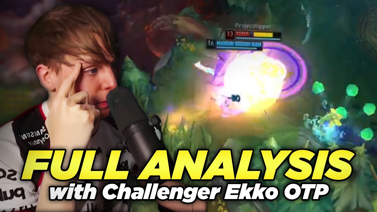 Challenger Ekko vs LS - How Ekko's Rage Tweet Turned Into A Super Analytical Stream