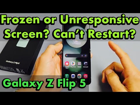 Galaxy Z Flip 5: How to Fix a Frozen or Unresponsive Screen | Can't Restart?