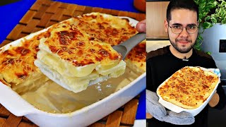 YOU WILL BE AMAZED BY THIS RECIPE | OVEN GRATIN POTATOES WITH WHITE SAUCE