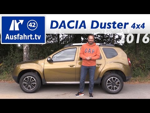 2016 Dacia Duster dCI 110 4x4 - Fahrbericht der Probefahrt, Test, Review (Ausfahrt.tv)