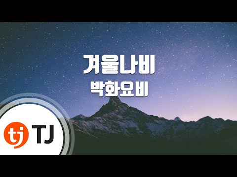 [TJ노래방] 겨울나비 - 박화요비 (Winter Butterfly - Park Hwayobi) / TJ Karaoke