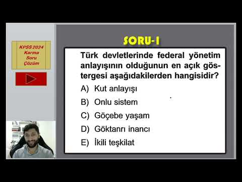 KPSS 2024 Tarih Karma Soru Çözüm - 0'dan Kpss - İşlenen Konulardan