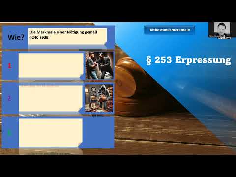 §253 Erpressung kurz erklärt
