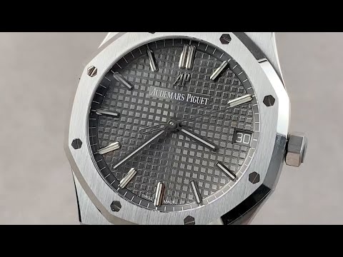 Audemars piguet grey wrist watch, for formal