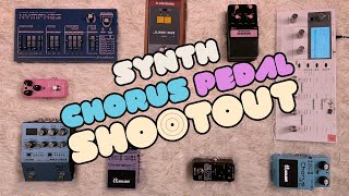 Video thumbnail for Guitar Pedals With Synths: Chorus Pedal Shootout by Zap Danger