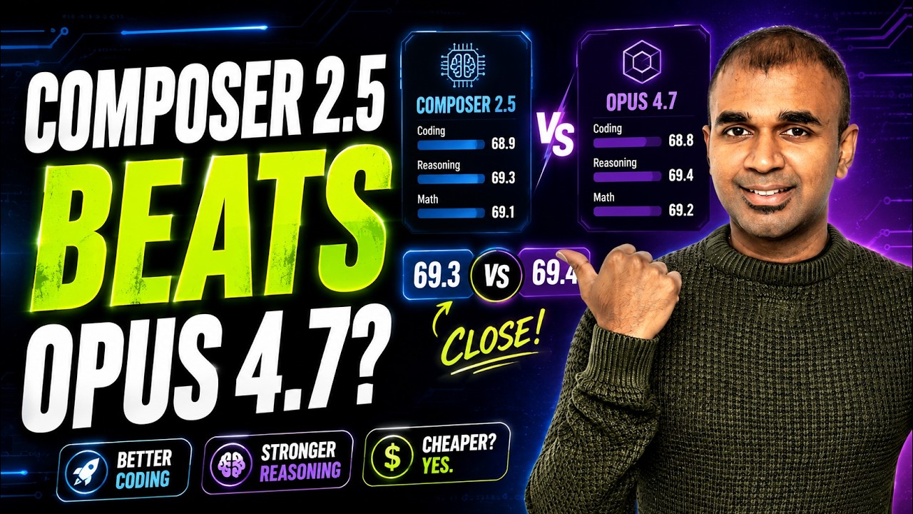 Composer 2.5 vs Opus | The Results Are Brutal (Based on Published Benchmarks)