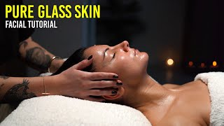 Step-by-Step Facial For Glowing Glass Skin | Relaxing Tutorial