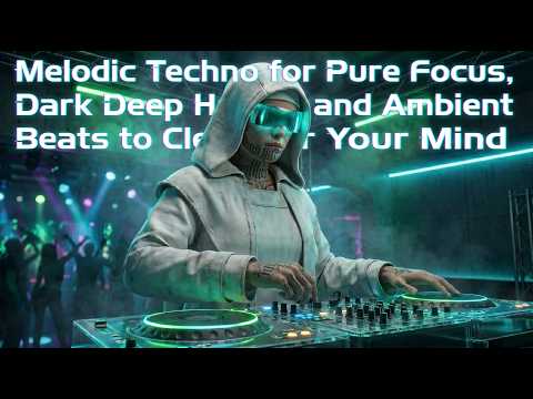 🎧 Melodic Techno for Pure Focus, Dark Deep House and Ambient Beats to Clear Your Mind