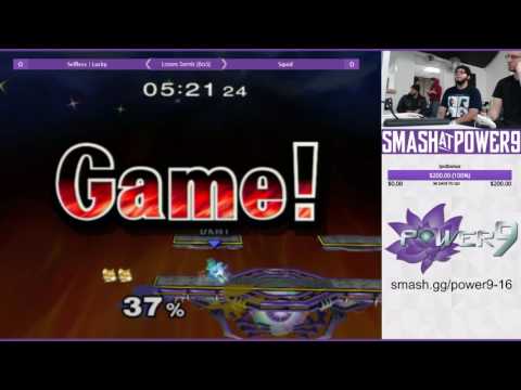 S@P9 #16 Selfless | Lucky VS Squid SSBM Losers Semis