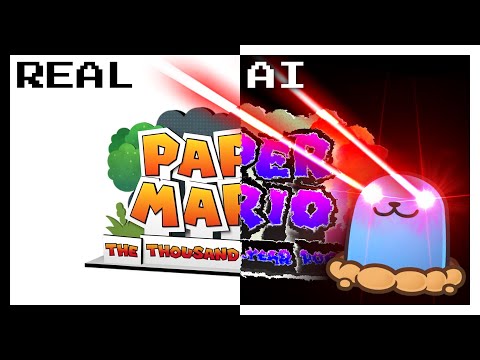 Paper Mario TTYD (2024) - Attack-a of the Whacka! Battle Theme, but it's continued by AI