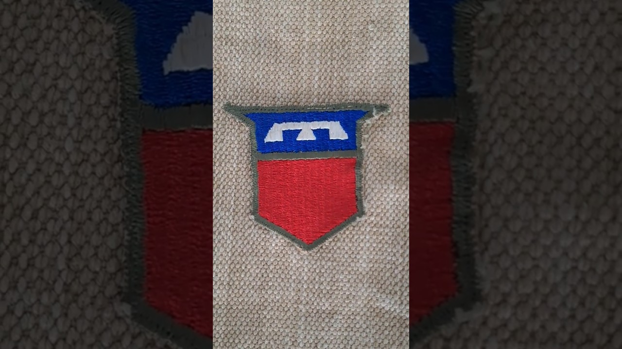 WW2 US 76th Infantry Division Patch Ribbed Weave Patch #history #shorts