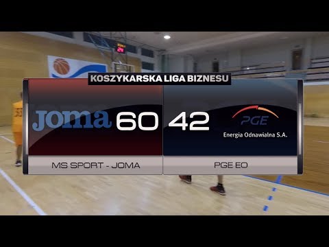 MS Sport - JOMA vs PGE EO - VI kolejka - II Liga Warszawa - Koszykarska Liga Biznesu