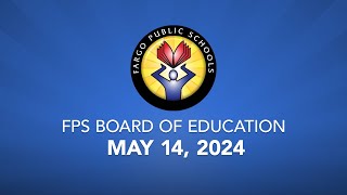 School Board Meeting May 14, 2024