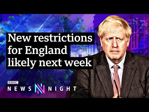 冠狀病毒。英國的新限制會是什麼樣子？- BBC新聞之夜 (Coronavirus: What could new restrictions look like in England? – BBC Newsnight)