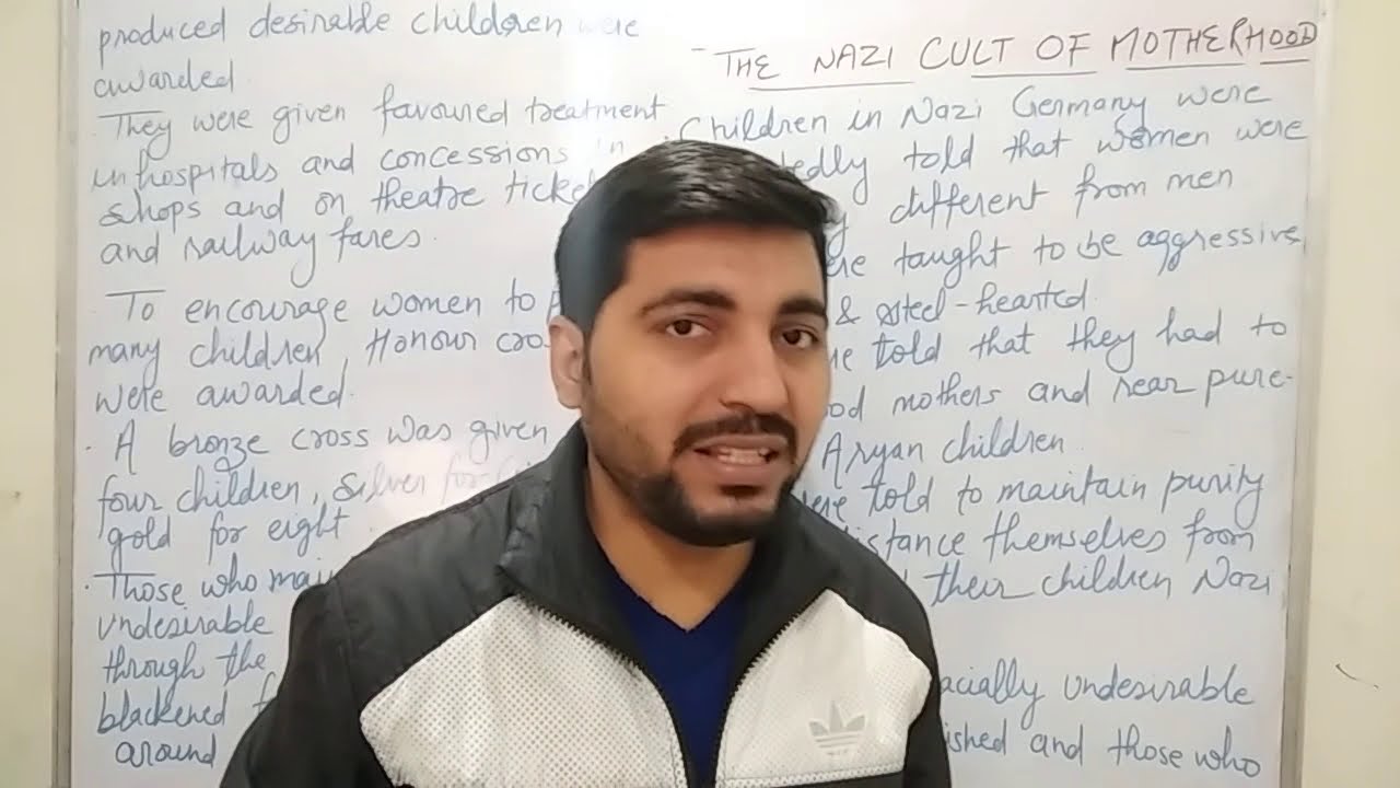 NAZI CULT OF MOTHERHOOD || CLASS 9 || HISTORY