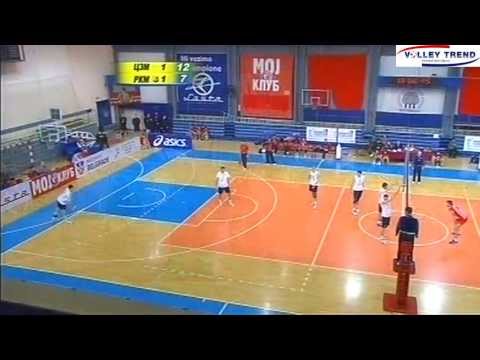 Crvena Zvezda - Radnicki - 28_02_2013 - Filip Stoilovic, Red #6 Nemanja Radovic, White #4