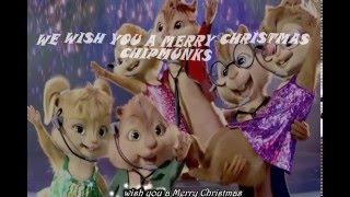 We wish you a merry Christmas Lyrics - Chipmunks