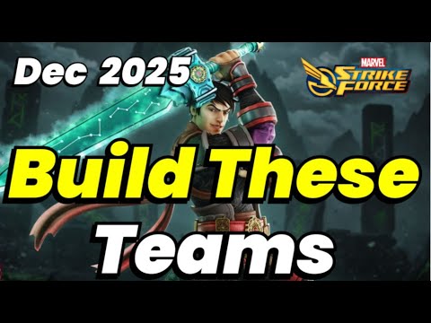 THE ONLY 10 TEAMS YOU NEED! REACH END GAME ASAP! ULTIMATE VALUE | DEC 2025 | MARVEL Strike Force