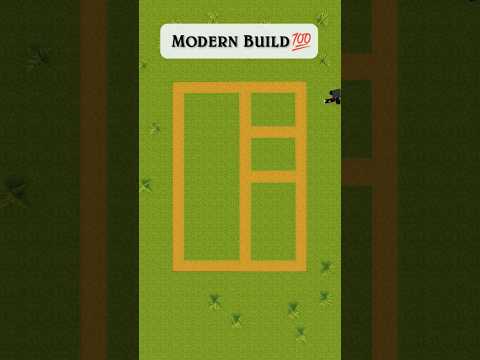 Minecraft Modern House Build ⛏️ 🏠 #minecraft #builds #minecrafttutorial