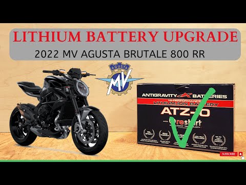 Lithium Battery Full Install - Antigravity ATZ 10 - MV Agusta Brutale 800 RR (Euro 5)