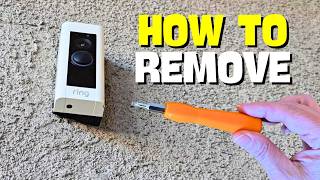 How To Remove Ring Doorbell Cover (How to Take Off Ring Faceplate)