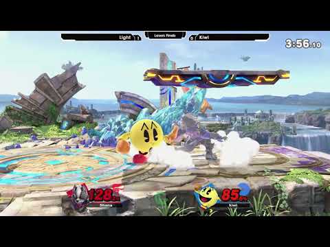 Smash Ultimate: Light (Wolf) V Kiwi (Pac Man) - Synthesis 7 Tournament SSBU