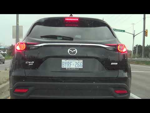 Driving in Pickering, Ontario.