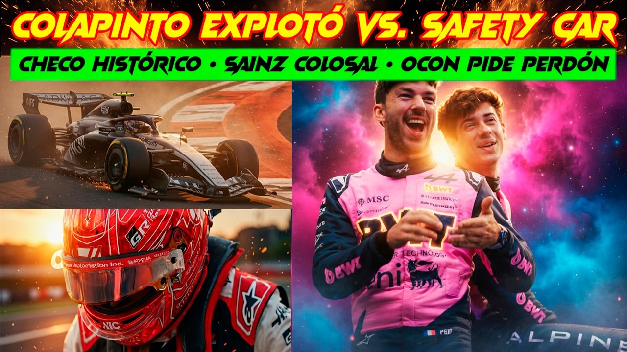 FURIA COLAPINTO SAFETY CAR (NO VSC) | CHECO HISTÓRICO, SAINZ COLOSAL | OCON GRAN GESTO | F1 CHINA